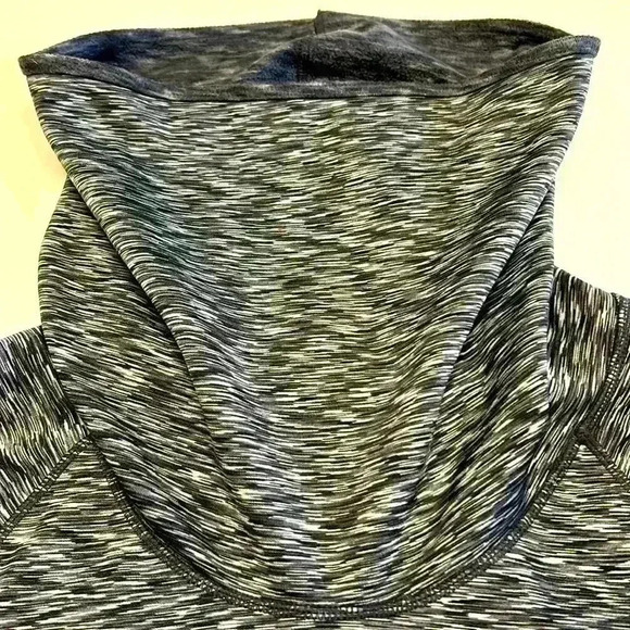 Athleta Long Sleeve Fleece Turtleneck Sweater Cowl Neck Women's XS Run Walk - Picture 4 of 9